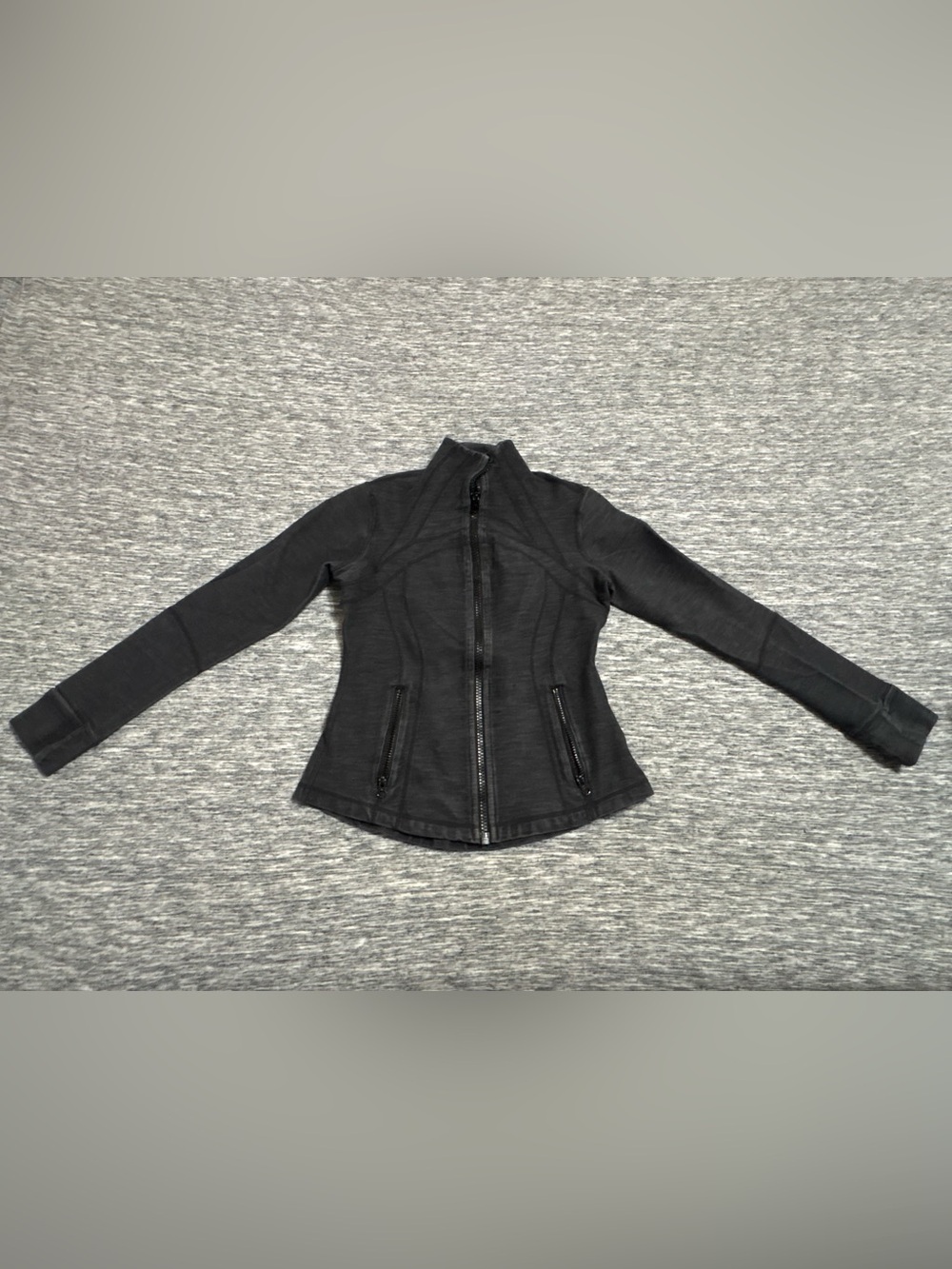 Lululemon Define Jacket Heathered Black Size 8